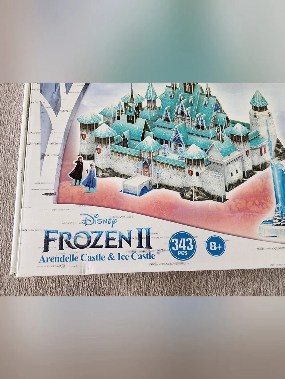 New In Box Disney Frozen II Arendelle & Ice Castle 3D Puzzle 343 Pieces
